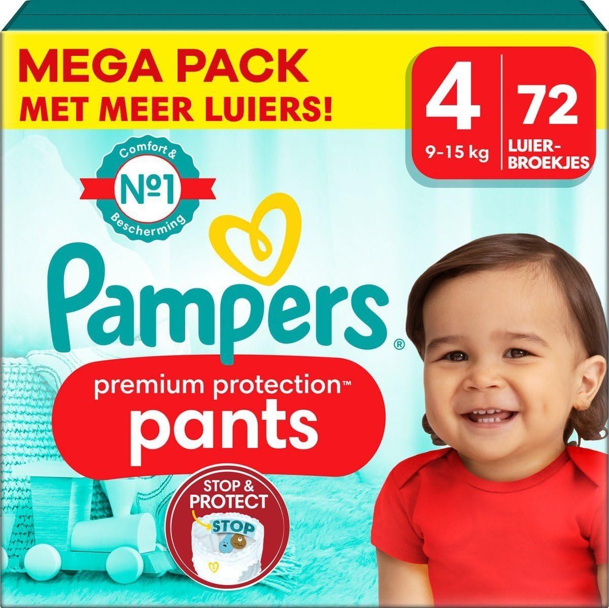 Pampers Premium Protection Pants luierbroekjes maat 4 | 72 stuks