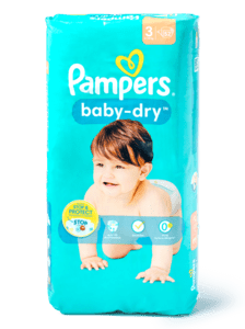 Pampers Baby Dry luiers maat 3 | 52 stuks