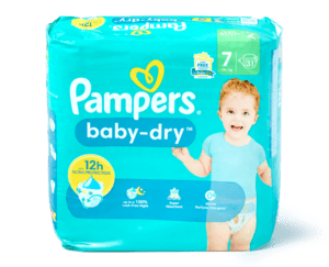 Pampers Baby Dry luiers maat 7 | 31 stuks