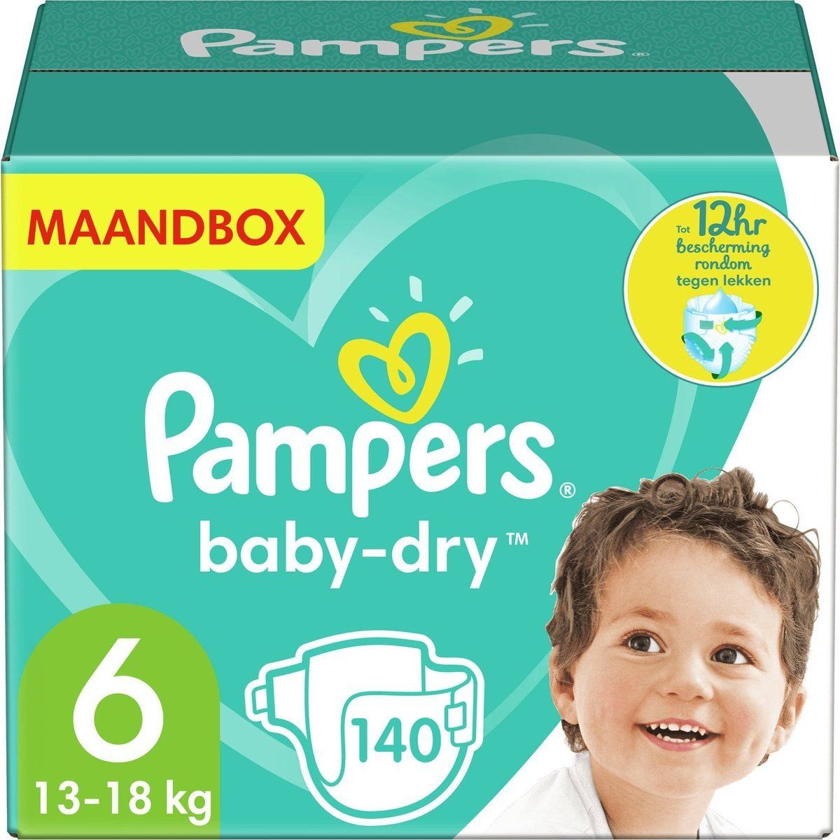 Pampers Baby Dry luiers maat 6 | 140 stuks