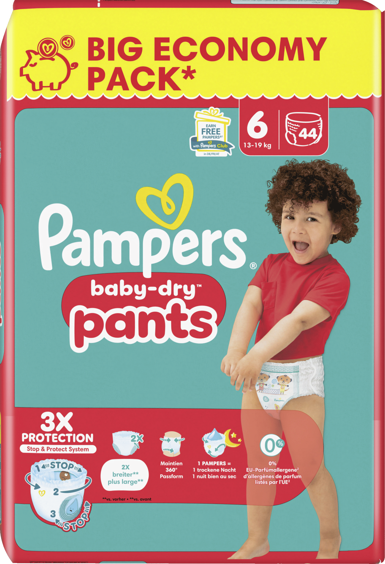 Pampers Baby Dry Pants luierbroekjes maat 6 | 44 stuks