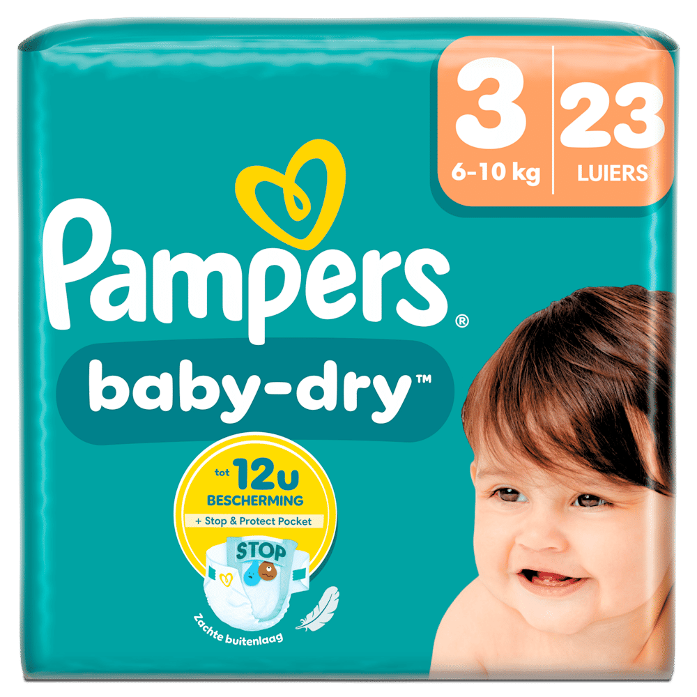 Pampers Baby Dry luiers maat 3 | 23 stuks