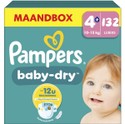 Pampers Baby Dry luiers maat 4+ | 132 stuks