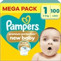 Pampers Premium Protection luiers maat 1 | 100 stuks