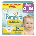 Pampers Premium Protection luiers maat 4+ | 86 stuks