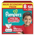 Pampers Baby Dry Pants luierbroekjes maat 8 | 58 stuks