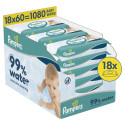 Pampers Harmonie Aqua babydoekjes | 1080 stuks
