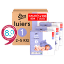 Etos luiers maat 1 | 324 stuks