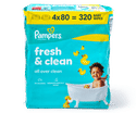 Pampers Fresh Clean babydoekjes | 320 stuks