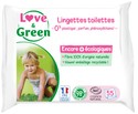 LOVE & GREEN babydoekjes | 55 stuks
