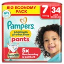 Pampers Premium Protection Pants luierbroekjes maat 7 | 34 stuks