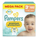 Pampers Premium Protection luiers maat 3+ | 102 stuks