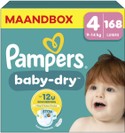 Pampers Baby Dry luiers maat 4 | 168 stuks