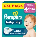 Pampers Baby Dry luiers maat 4+ | 126 stuks
