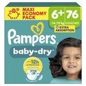 Pampers Baby Dry luiers maat 6+ | 76 stuks