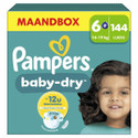 Pampers Baby Dry luiers maat 6+ | 144 stuks