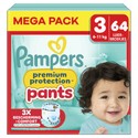 Pampers Premium Protection Pants luierbroekjes maat 3 | 64 stuks
