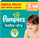 Pampers Baby Dry luiers maat 3 | 98 stuks