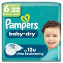 Pampers Baby Dry luiers maat 6 | 22 stuks