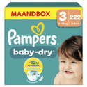 Pampers Baby Dry luiers maat 3 | 222 stuks