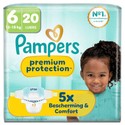 Pampers Premium Protection luiers maat 6 | 20 stuks