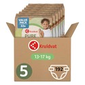 Kruidvat Pure & Soft luiers maat 5 | 192 stuks