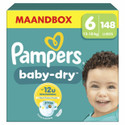Pampers Baby Dry luiers maat 6 | 148 stuks