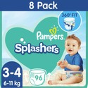 Pampers Splashers zwemluiers maat 3-4 | 96 stuks