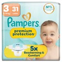 Pampers Premium Protection luiers maat 3 | 31 stuks