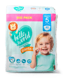 Hello World luierbroekjes maat 5 | 40 stuks
