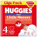 Huggies Little Movers luierbroekjes maat 4 | 120 stuks