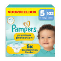 Pampers Premium Protection luiers maat 5 | 102 stuks