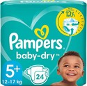 Pampers Baby Dry luiers maat 5+ | 24 stuks