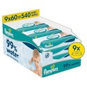 Pampers Harmonie Aqua babydoekjes | 540 stuks