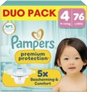 Pampers Premium Protection luiers maat 4 | 76 stuks