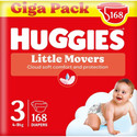 Huggies Little Movers luiers maat 3 | 168 stuks