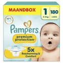 Pampers Premium Protection luiers maat 1 | 180 stuks