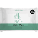 Naïf Plasticvrije Water babydoekjes | 40 stuks