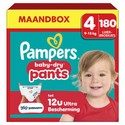 Pampers Baby Dry Pants luierbroekjes maat 4 | 180 stuks