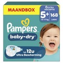 Pampers Baby Dry luiers maat 5+ | 168 stuks