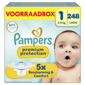 Pampers Premium Protection luiers maat 1 | 248 stuks