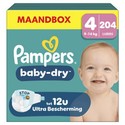 Pampers Baby Dry luiers maat 4 | 204 stuks