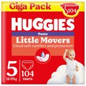Huggies Little Movers Pants luierbroekjes maat 5 | 104 stuks