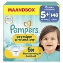 Pampers Premium Protection luiers maat 5+ | 148 stuks