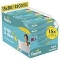 Pampers Fresh Clean babydoekjes | 1200 stuks