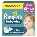 Pampers Baby Dry luiers maat 4+ | 198 stuks