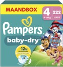 Pampers Baby Dry luiers maat 4 | 222 stuks