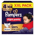 Pampers Baby Dry Night Pants luierbroekjes maat 4 | 104 stuks