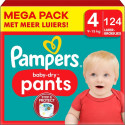 Pampers Baby Dry Pants luierbroekjes maat 4 | 124 stuks
