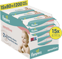 Pampers Sensitive babydoekjes | 1200 stuks